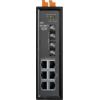 8-port Industrial Ethernet Layer 2 Managed Switch with 2-Fiber Port (Multi-mode, ST Connector)ICP DAS